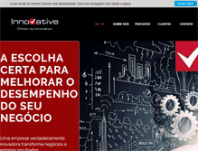 Tablet Screenshot of innovative.com.br